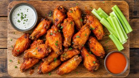 Seriously Crispy Oven-Baked Buffalo Wings