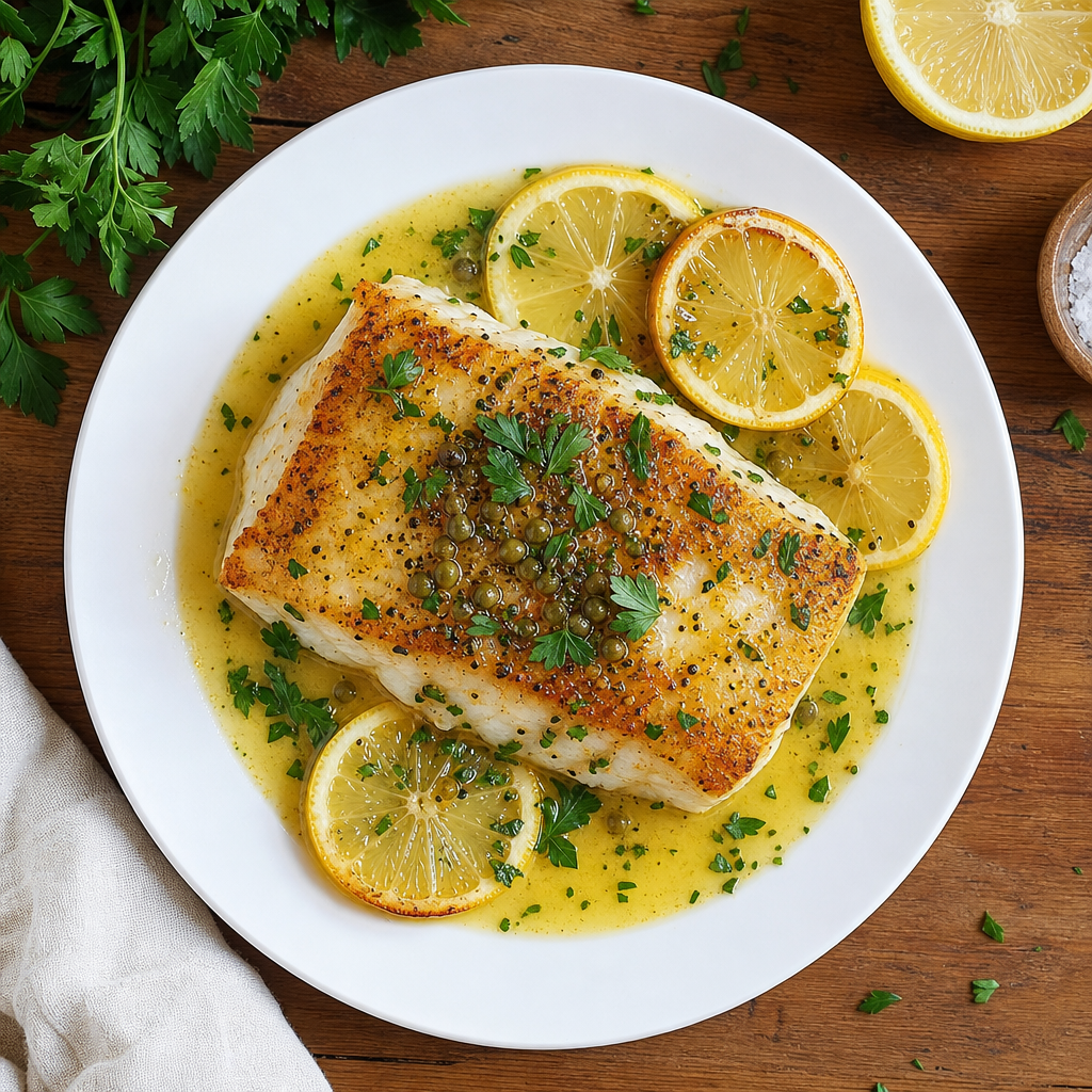 Fast & Flavorful Lemon Garlic Butter Cod