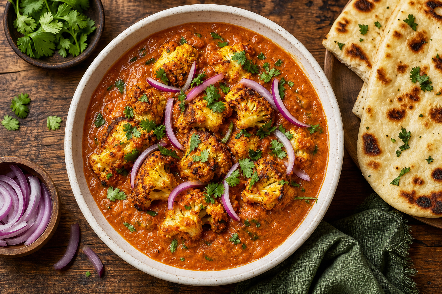 Roasted Cauliflower Tikka Masala