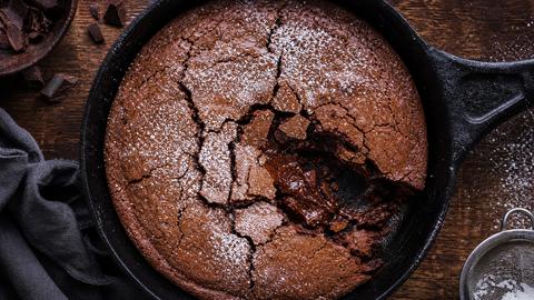 The Ultimate Fudgy Skillet Brownie
