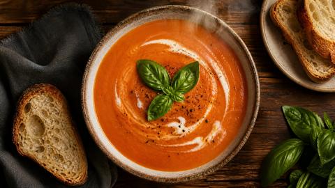 Definitive Creamy Tomato-Basil Soup